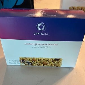 OPTAVIA Cranberry honey nut granola bars. New